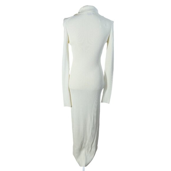 GAUGE81 Rubi Rib-Knit Dress in Ivory Maxi Dress Women's Size S - Picture 8 of 16